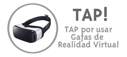 TAP por usar Gafas de Realidad Virtual